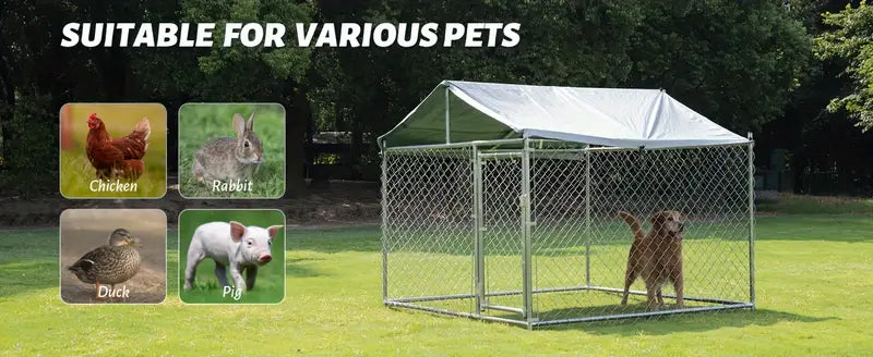 Large Dog Kennel for Outside – A Safe and Comfortable Retreat for Your Furry Friend!