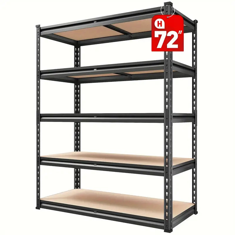 2000LBS Garage Shelving (72" H) - Heavy-Duty Storage for Ultimate Organization!