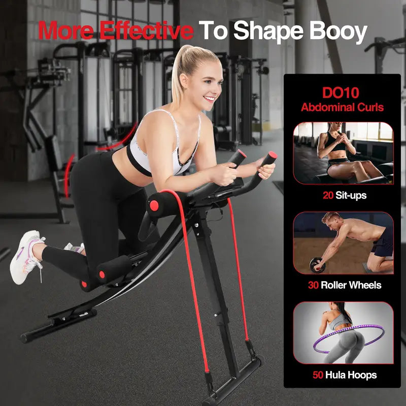 Kneeling Position Abdominal Exercise Machine – Sculpt Your Core with Comfort!