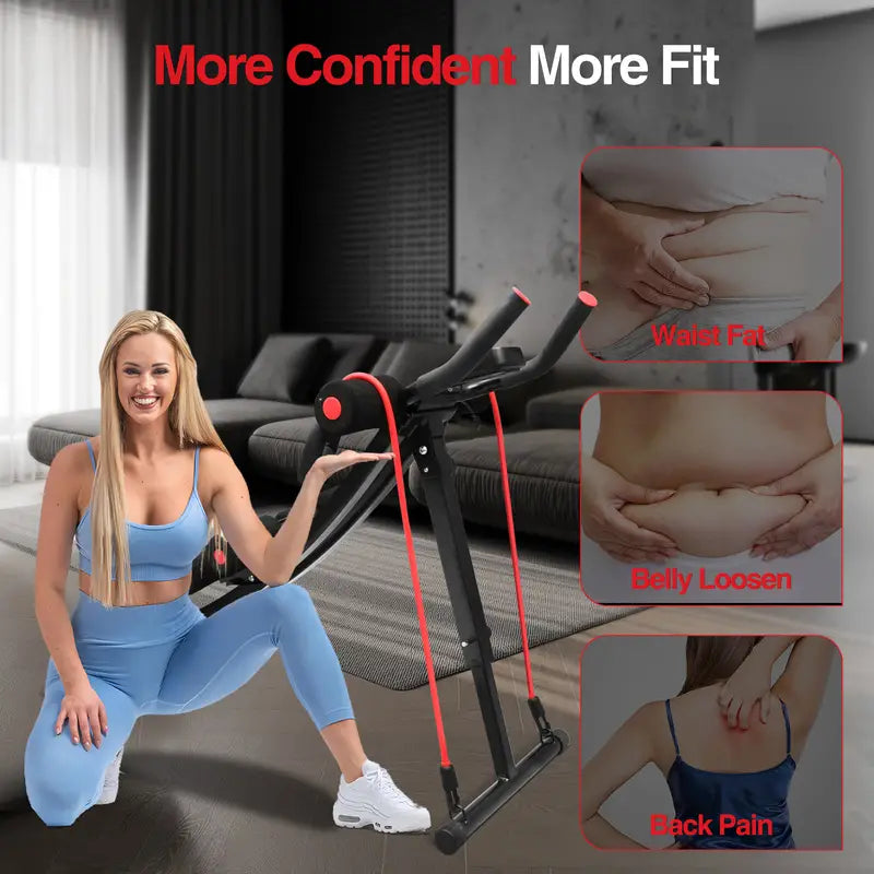 Kneeling Position Abdominal Exercise Machine – Sculpt Your Core with Comfort!