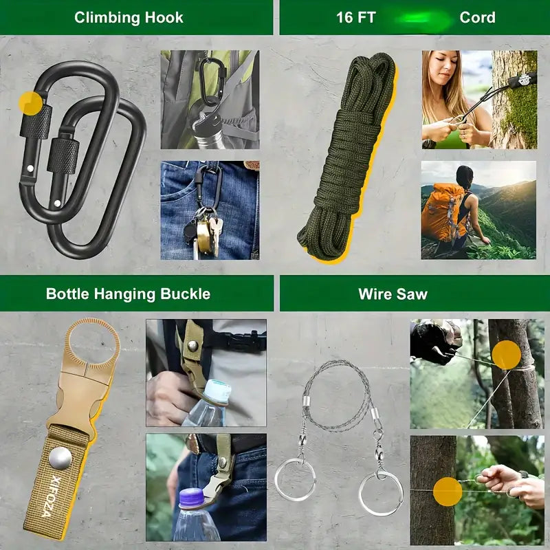 30-in-1 Emergency Survival Kit and Gear – Be Ready for Any Adventure!