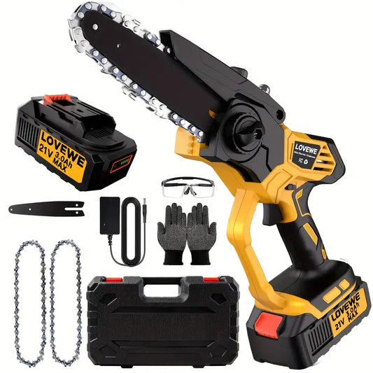 Mini Cordless Chainsaw – Powerful and Portable Cutting Tool!