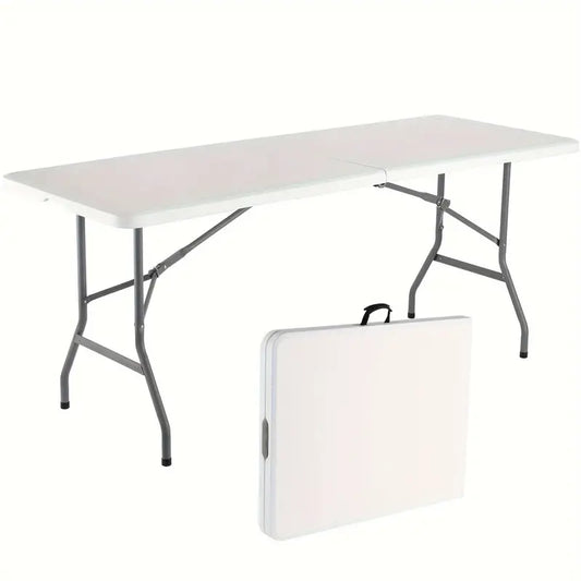 6 Ft Folding Table - Convenient, Durable, and Versatile!