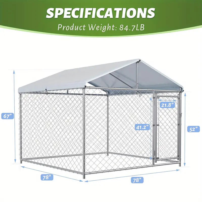 Large Dog Kennel for Outside – A Safe and Comfortable Retreat for Your Furry Friend!