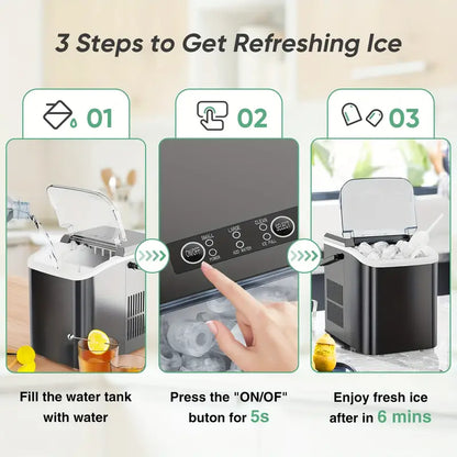 Countertop Ice Maker – Enjoy Refreshing Ice Anytime!