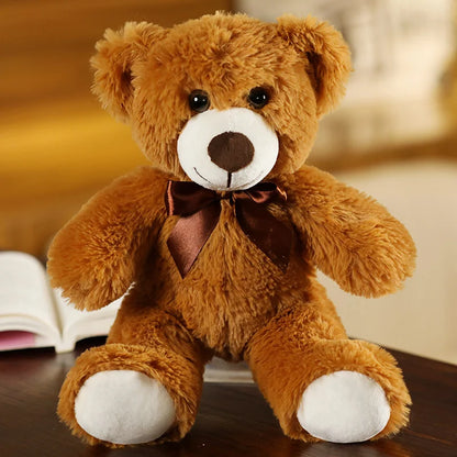 Cute Colorful Bow Tie Bear Plush Toy – A Charming Companion for All Ages!