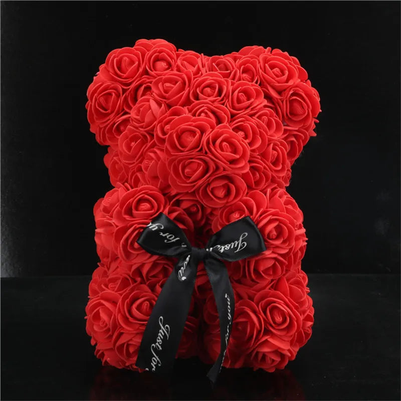 10-Inch Rose Bear - A Unique Gift That Says 'I Love You'