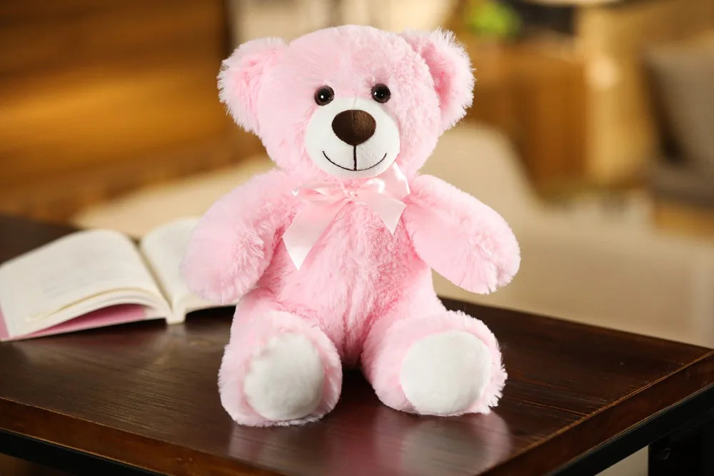 Cute Colorful Bow Tie Bear Plush Toy – A Charming Companion for All Ages!