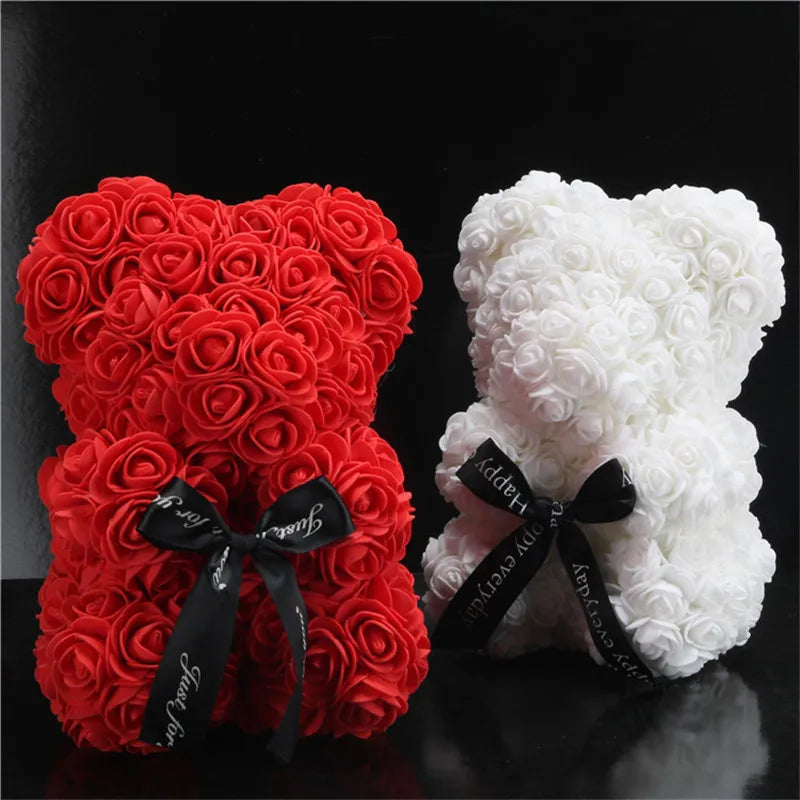 10-Inch Rose Bear - A Unique Gift That Says 'I Love You'