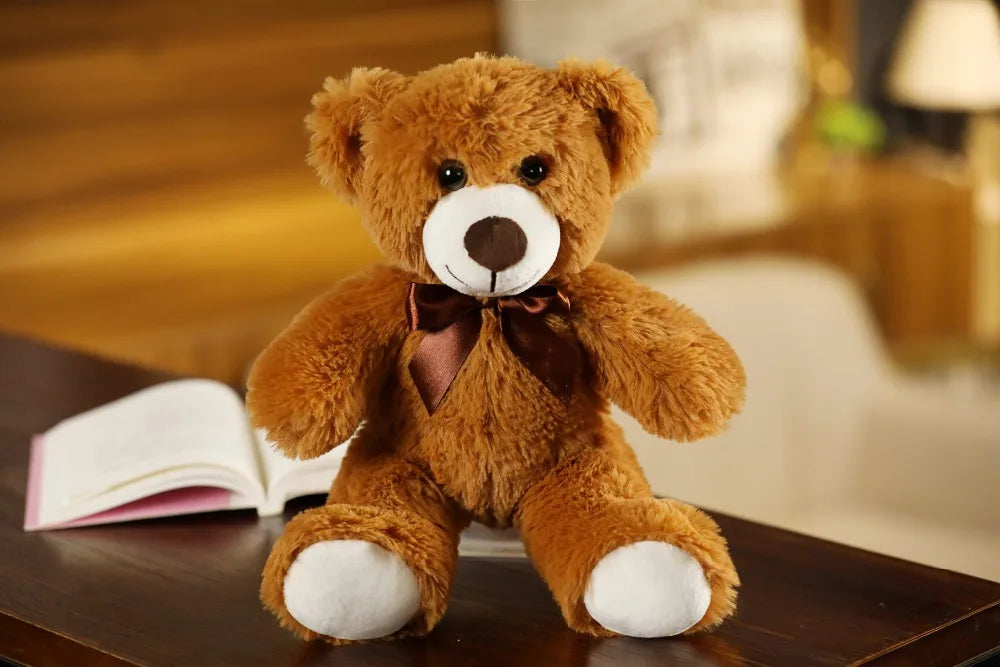 Cute Colorful Bow Tie Bear Plush Toy – A Charming Companion for All Ages!