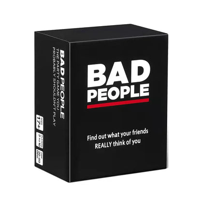 "Bad People" Party Game for Adults - Unleash the Fun!