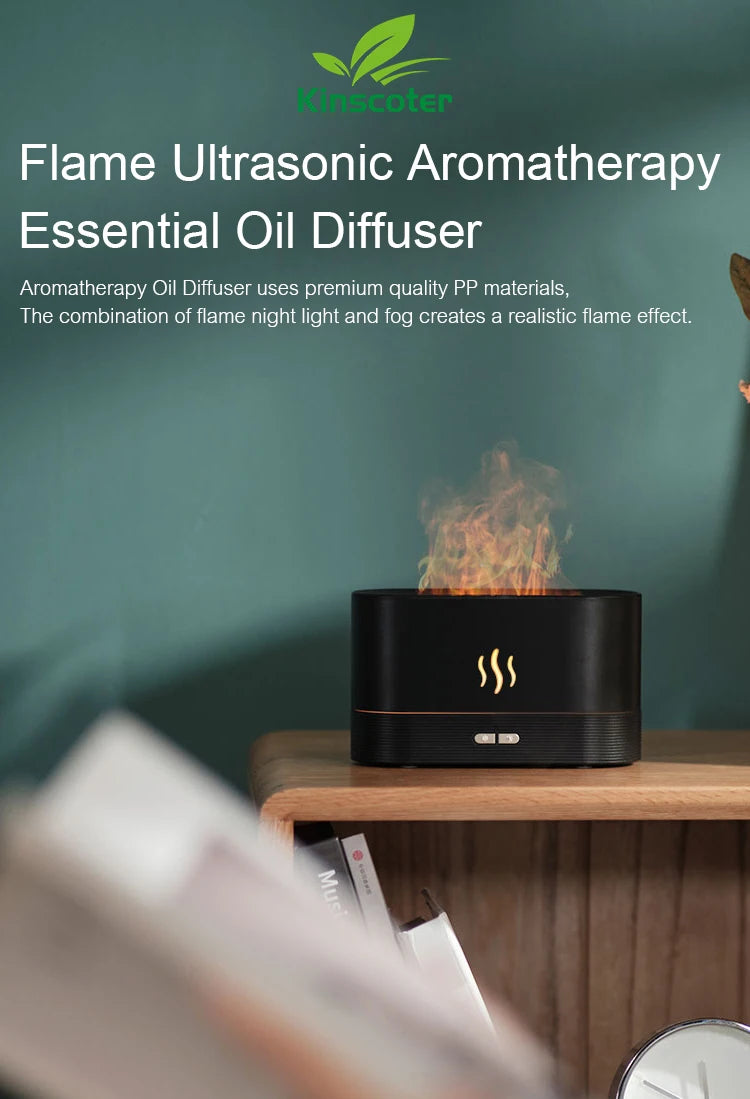 Ultrasonic Aroma Diffuser and Humidifier – Transform Your Space with Serenity!