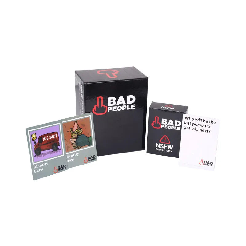 "Bad People" Party Game for Adults - Unleash the Fun!