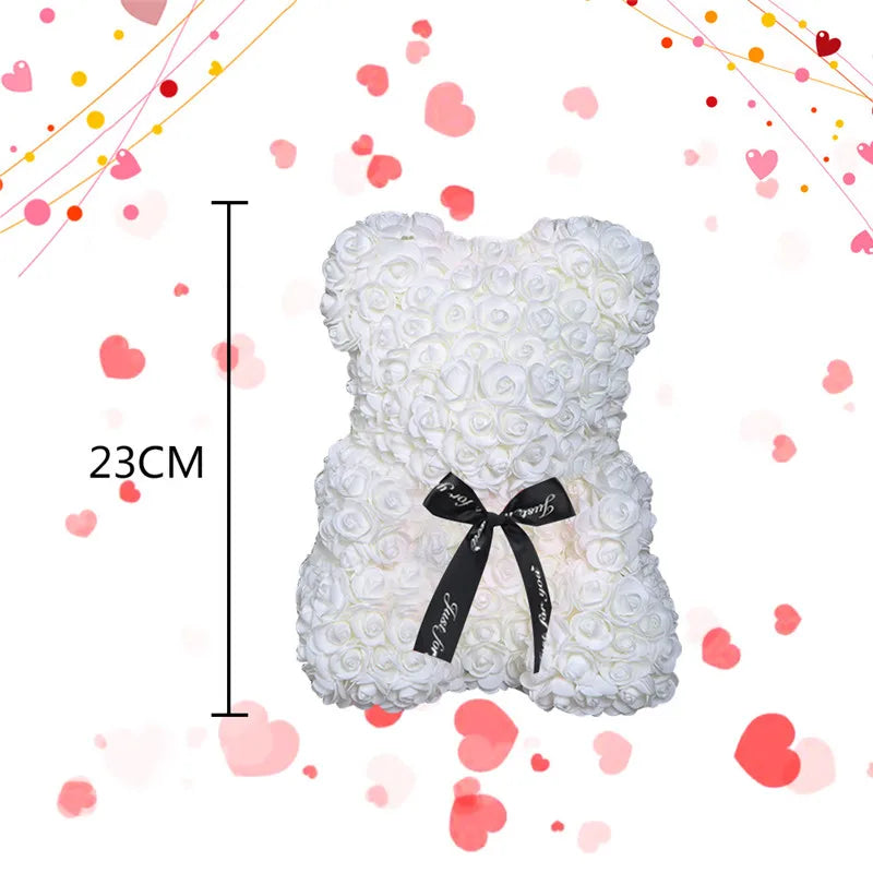 10-Inch Rose Bear - A Unique Gift That Says 'I Love You'