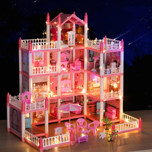 3D Doll House with Accessories – Build, Decorate, and Play in a Miniature World!