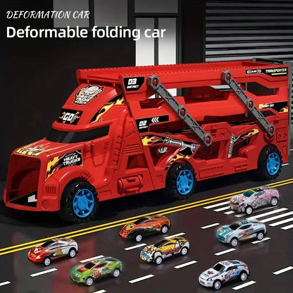 Large Transporter Truck Toy – The Ultimate Vehicle Playset!