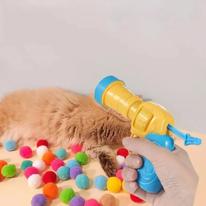 Toy Gun with Plush Balls for Pets – Fun and Interactive Playtime!