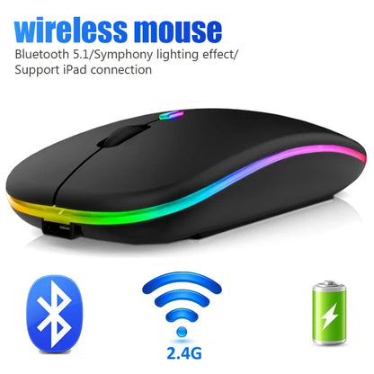 Wireless Chargeable Mouse – Sleek Efficiency at Your Fingertips!