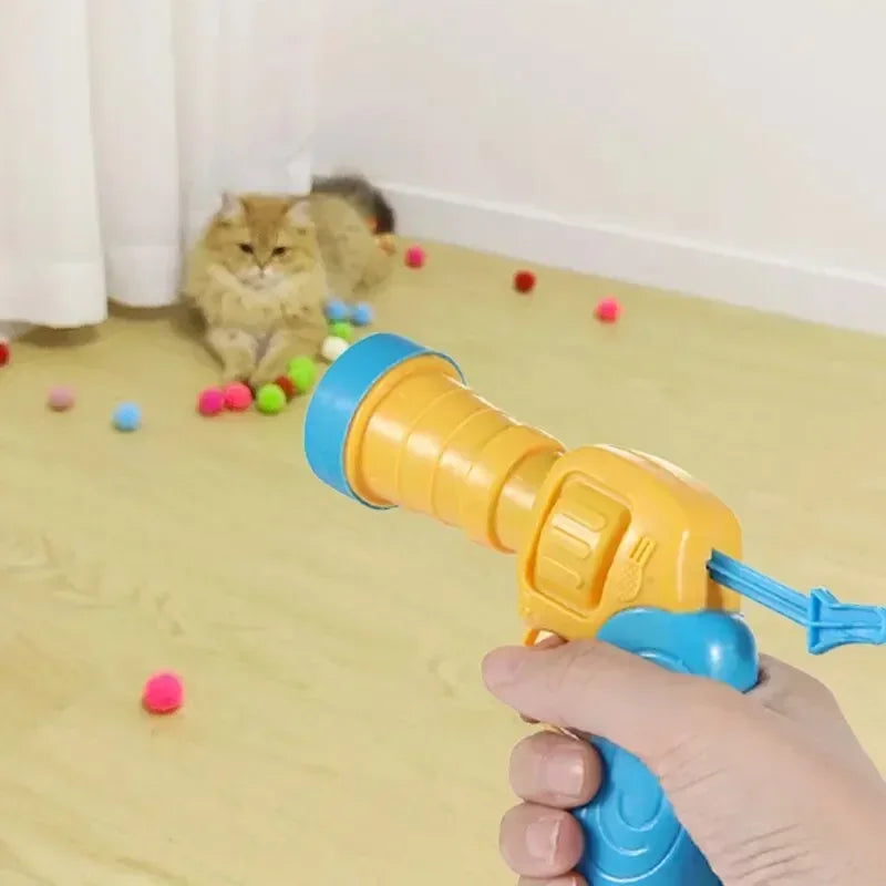 Toy Gun with Plush Balls for Pets – Fun and Interactive Playtime!