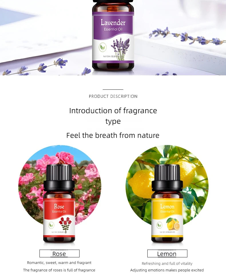 18 Flavors Essential Oils Set – Transform Your Space with Natural Scents!