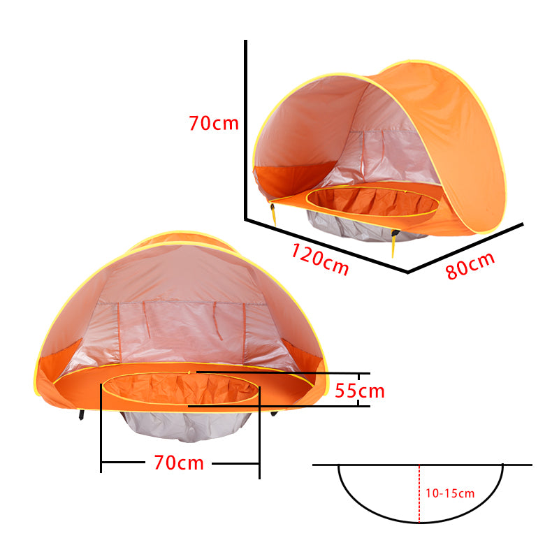 Baby Beach Shade Tent – Keep Your Little One Cool and Protected!