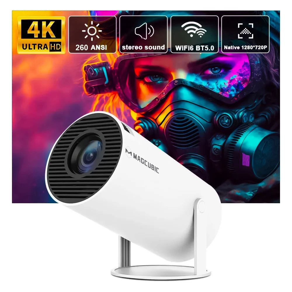 Magcubic 4K WiFi 6 Projector – Experience Cinema Quality at Home!