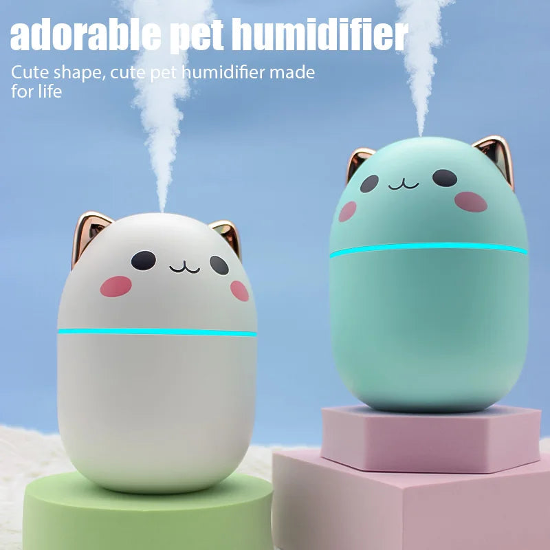 Mini Cute Essential Oil Humidifier – Enhance Your Space with Style and Aroma!