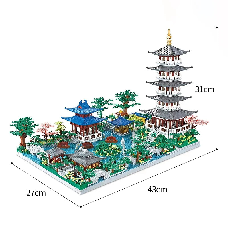 Chinese Architecture Micro Building Blocks – Create Stunning Miniature Masterpieces!