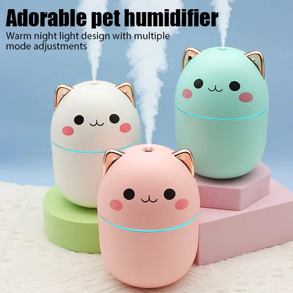 Mini Cute Essential Oil Humidifier – Enhance Your Space with Style and Aroma!