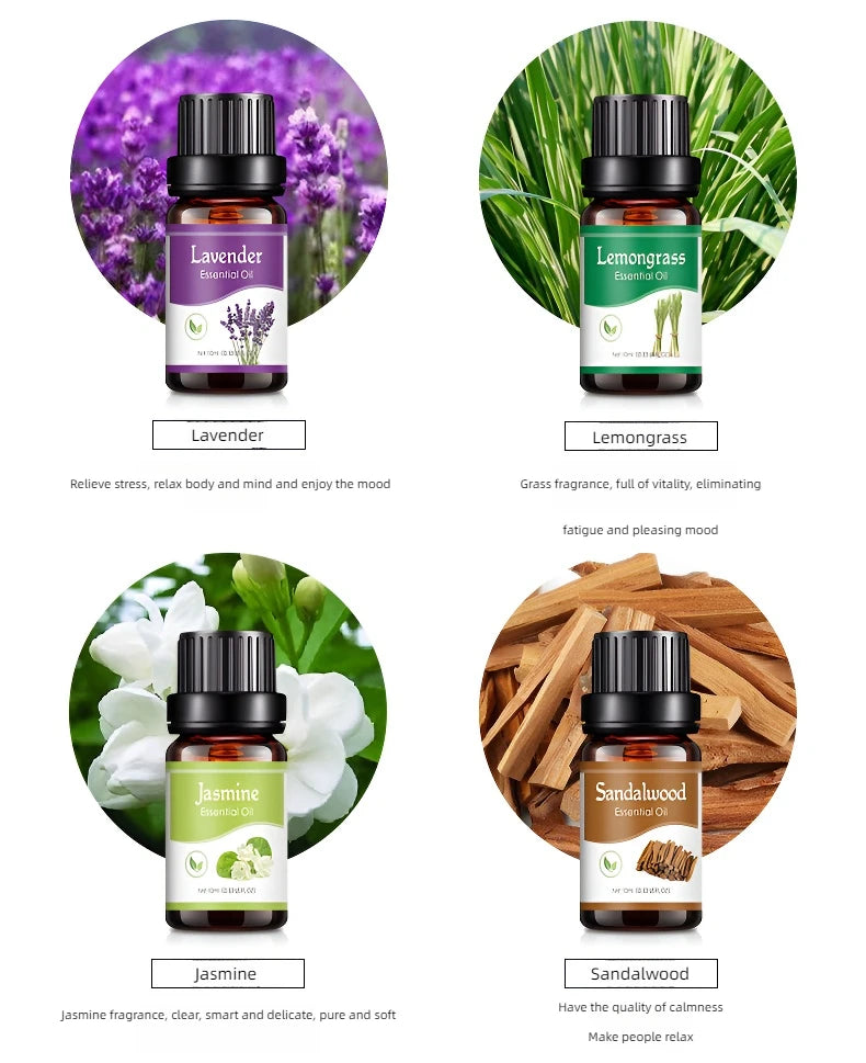 18 Flavors Essential Oils Set – Transform Your Space with Natural Scents!