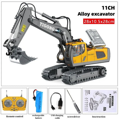 2.4G RC Excavator Model - Dig Into the Ultimate Remote-Controlled Fun!