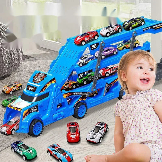 Large Transporter Truck Toy – The Ultimate Vehicle Playset!