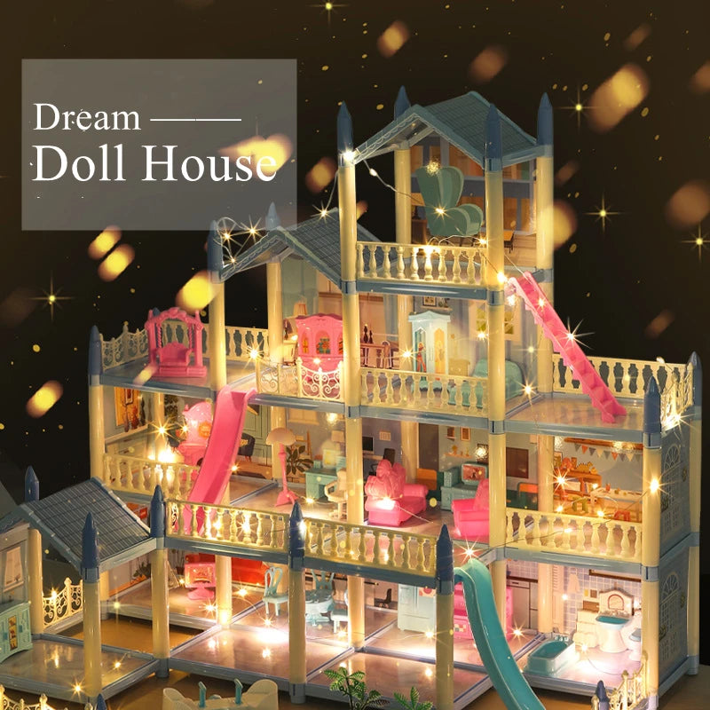 3D Doll House with Accessories – Build, Decorate, and Play in a Miniature World!