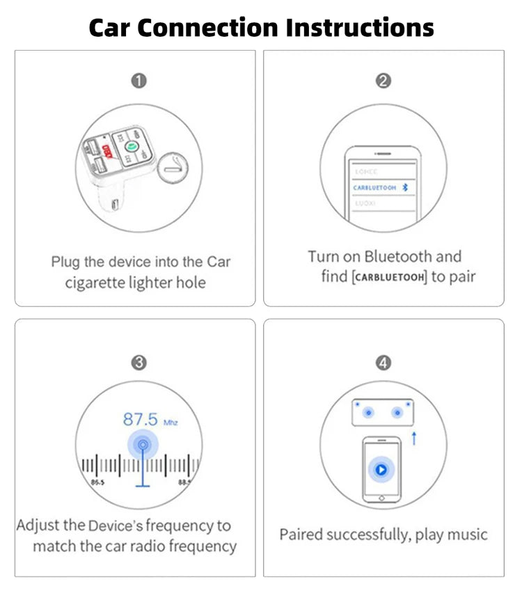 Car MP3 Player with Dual USB Charger – Upgrade Your Driving Experience!