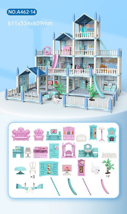 3D Doll House with Accessories – Build, Decorate, and Play in a Miniature World!