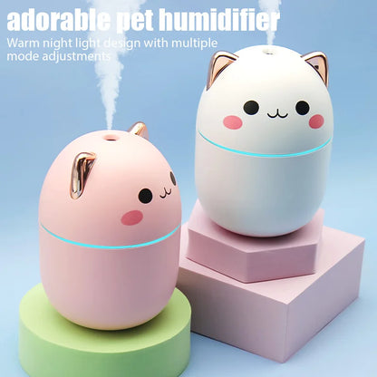 Mini Cute Essential Oil Humidifier – Enhance Your Space with Style and Aroma!