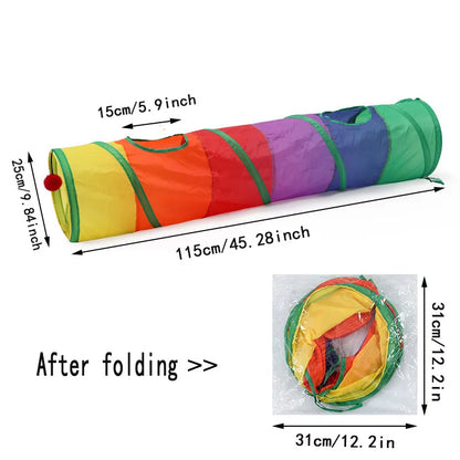 Foldable Pet Play Tunnel – Endless Fun for Your Furry Friends!