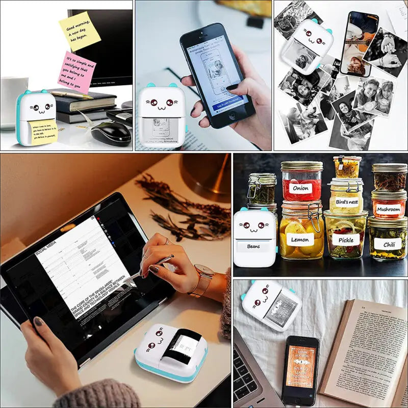 Mini Ink-Free Photo Printer – Print Memories Anywhere!