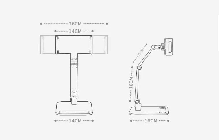 Adjustable Portable Monitor Holder – Your On-the-Go Workspace Essential!