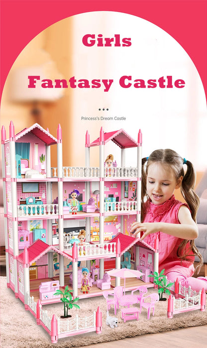 3D Doll House with Accessories – Build, Decorate, and Play in a Miniature World!