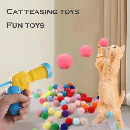 Toy Gun with Plush Balls for Pets – Fun and Interactive Playtime!