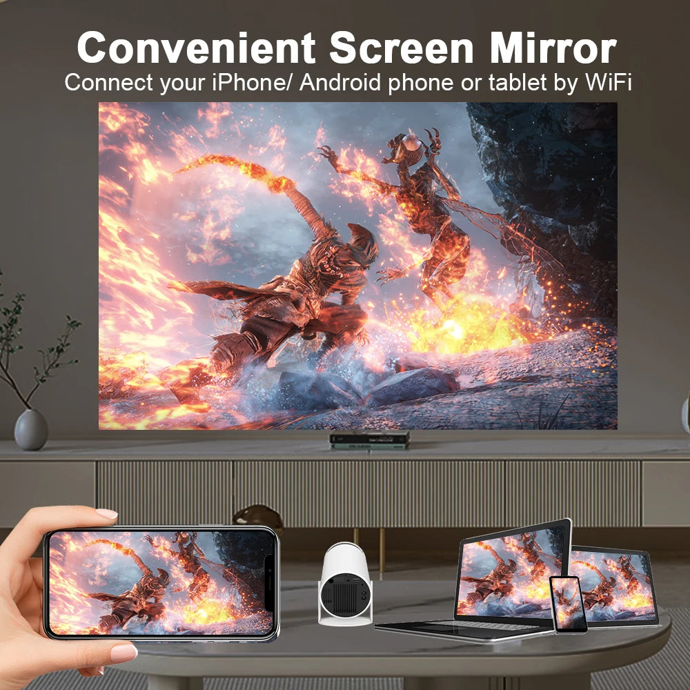 Magcubic 4K WiFi 6 Projector – Experience Cinema Quality at Home!