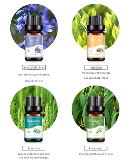 18 Flavors Essential Oils Set – Transform Your Space with Natural Scents!