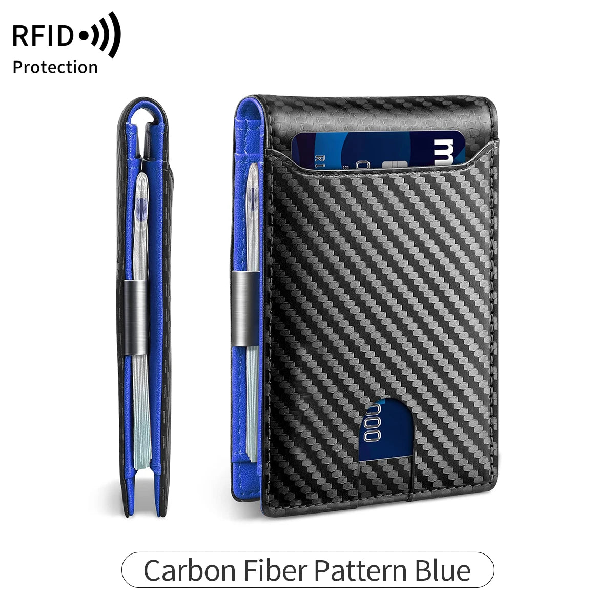 Minimalist RFID Blocking Men's Wallet – Style Meets Security!