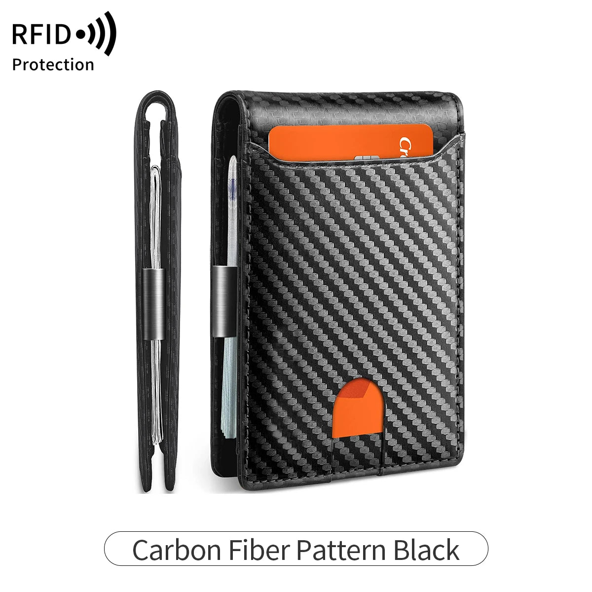 Minimalist RFID Blocking Men's Wallet – Style Meets Security!