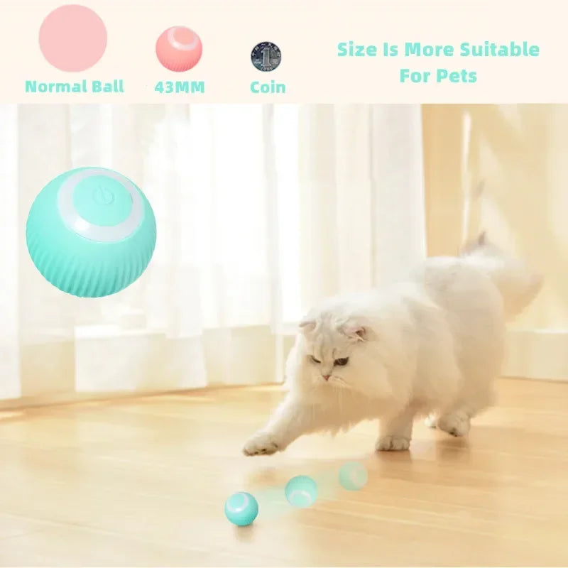 Interactive Cat LED Ball Toy – Engage Your Feline Friend in Playtime Fun!