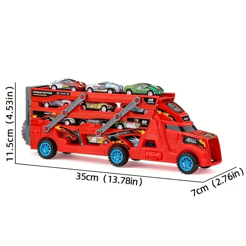 Large Transporter Truck Toy – The Ultimate Vehicle Playset!