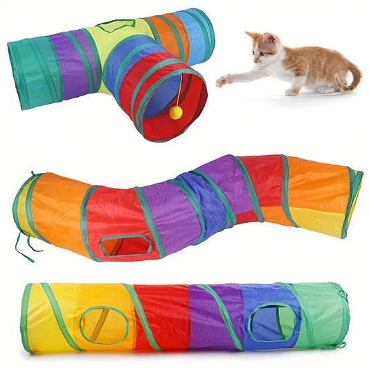 Foldable Pet Play Tunnel – Endless Fun for Your Furry Friends!