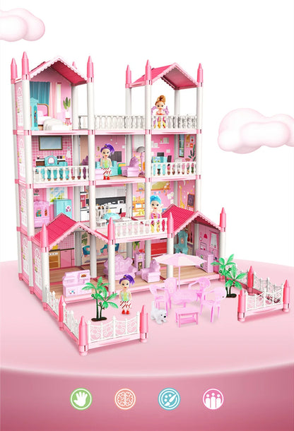 3D Doll House with Accessories – Build, Decorate, and Play in a Miniature World!