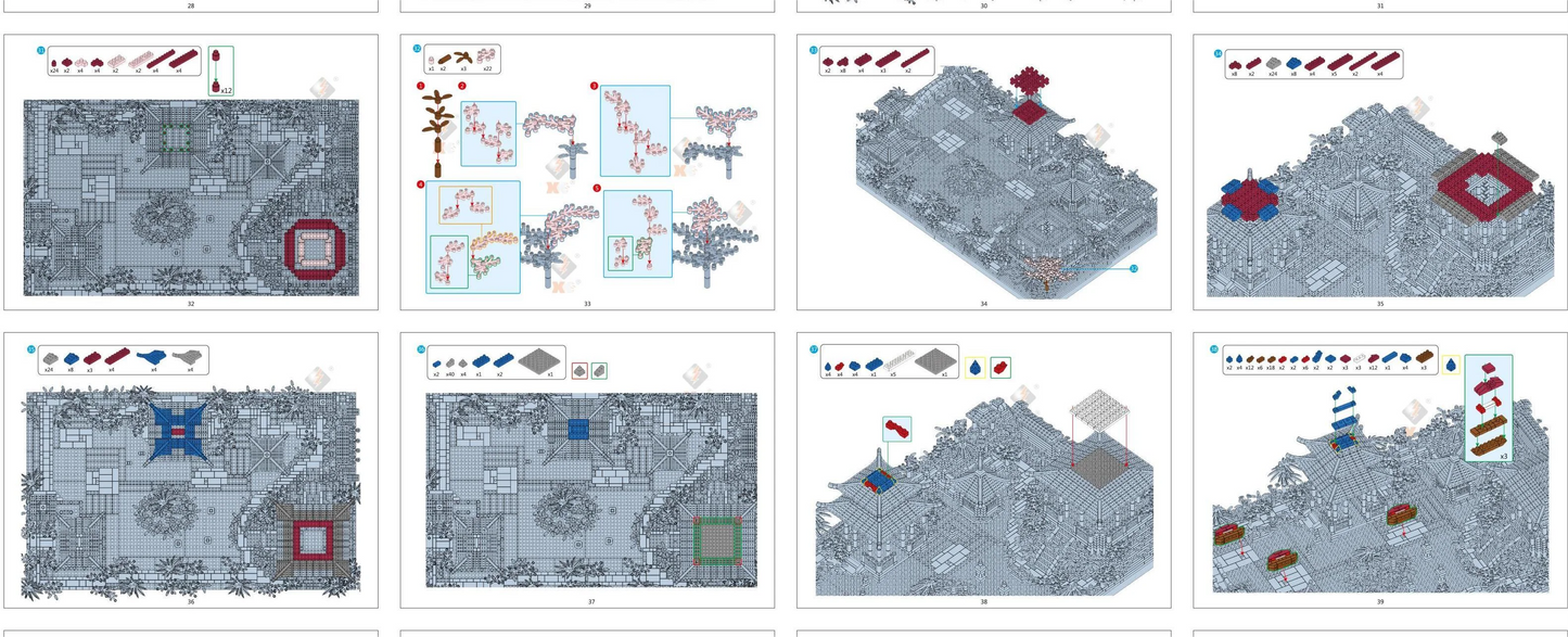 Chinese Architecture Micro Building Blocks – Create Stunning Miniature Masterpieces!